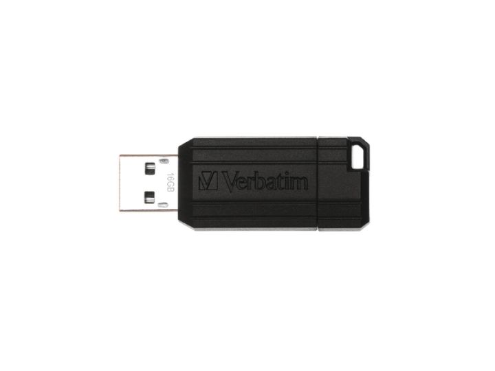 Verbatim Black Pinstripe USB Drives