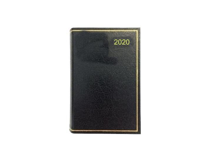 Dataday Mini Pocket Diary, Week to View, 312, 76x51mm, Black, 2020