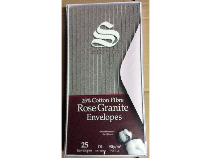 Southworth Granite Rose 25 DL Envelopes 