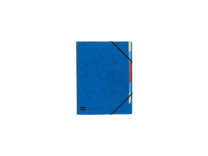 Europa Elasticated 7 Part Organiser Blue 