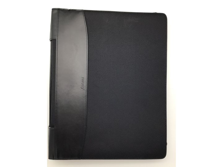 Filofax A4 Logic Zipped Portfolio Organiser with Handle, Black