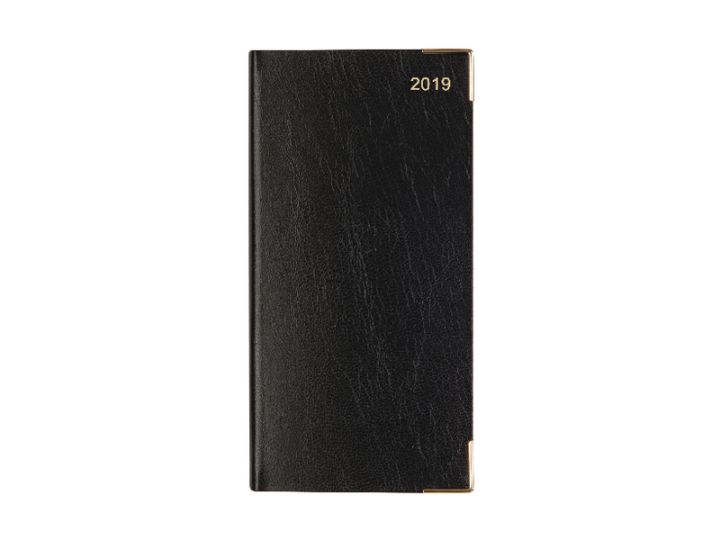 Letts Business Slim Diary, Month to View, Portrait, Black, 2020