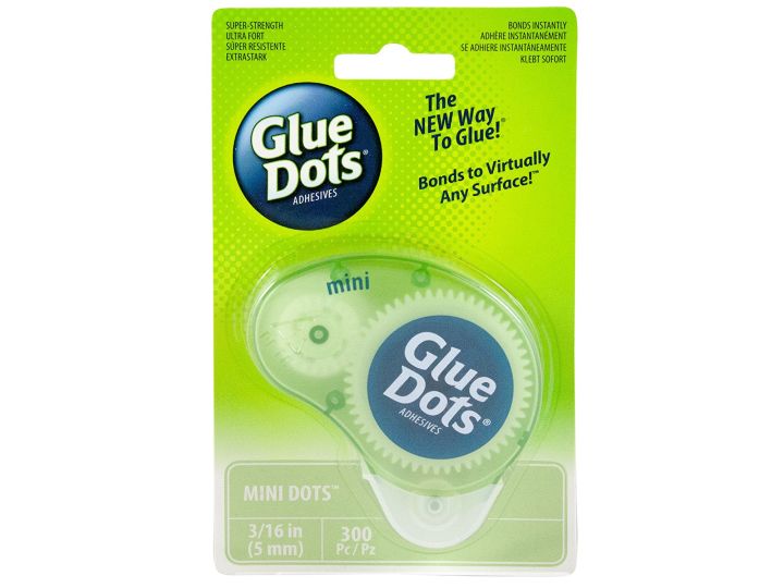 Mini Glue Dots in Dispenser - 300 Dots