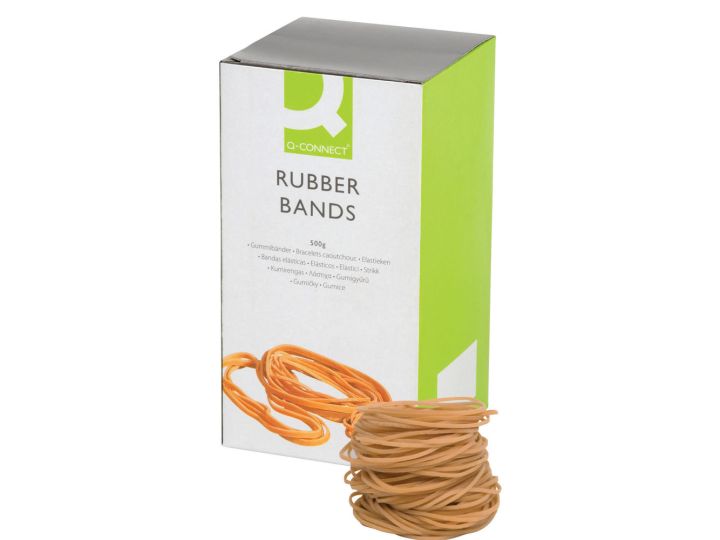 Q Connect Rubber Bands No. 89 152.4 x 12.7mm, 500g