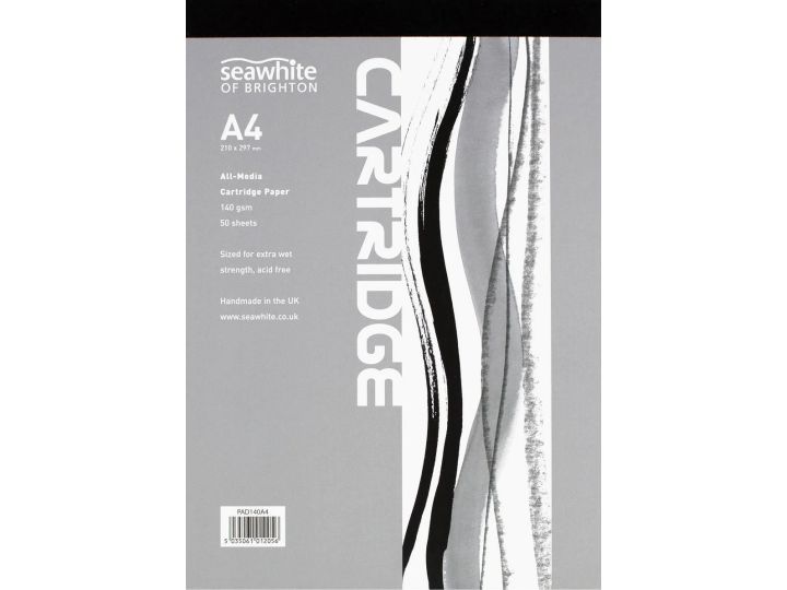 Seawhite A4 Cartridge Pad, 140gsm, 50 leaves